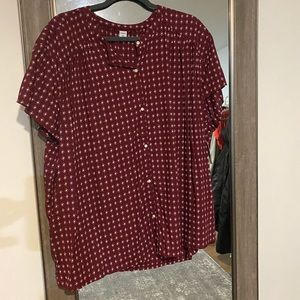Old navy botton down blouse